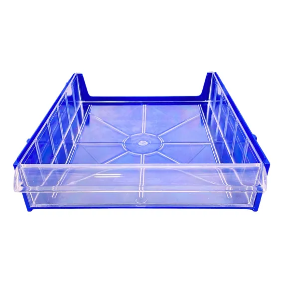 Gaveteiro Organizador Modular Avulso Multiuso Magus Gvt2 Cor Azul 15L Foto 1