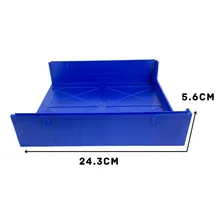 Gaveteiro Organizador Modular Avulso Multiuso Magus Gvt2 Cor Azul 15L Foto mini 4