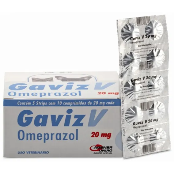 Gaviz 20mg Caixa Com 5 Cartelas De 10 Comprimidos Foto 1