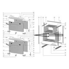 Gaxeta Arremate Vidro Fogões 56esx 76sp Electrolux 67390806 Foto mini 4