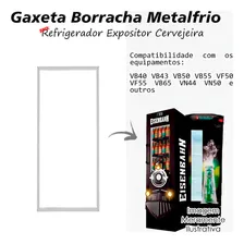 Gaxeta Borracha Cervejeira Geladeira Metalfrio Nova Foto mini 2
