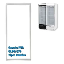Gaxeta Borracha Gelopar Gldr-570 Porta Vidro 145x63 Foto mini 2