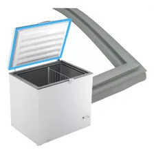 Gaxeta Borracha Para Freezer Electrolux H150 H160 63x63 Cor Cinza Foto mini 1