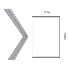 Gaxeta Borracha Para Freezer Electrolux H300 102x65 Cor Cinza Foto mini 3