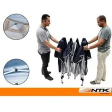 Gazebo Articulado Tenda Camping Praia Nautika Duxx 3x3m UV50+ Azul Foto mini 4