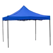 Gazebo Dobrável Barraca Tenda Camping Sanfonada Reforçada Cor Azul Foto mini 1