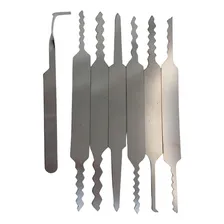Gazua AUTO-TEC CHAVES E FERRAGENS ABERTURA YALE CHAVEIRO kit x 7 unidades Foto mini 1