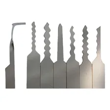 Gazua AUTO-TEC CHAVES E FERRAGENS ABERTURA YALE CHAVEIRO kit x 7 unidades Foto mini 3
