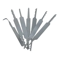 Gazua AUTO-TEC CHAVES E FERRAGENS ABERTURA YALE CHAVEIRO kit x 7 unidades Foto mini 2