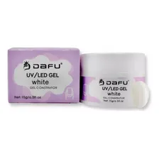 Gel Alongamento De Unha Dafu Gel White Construtor Glitter Foto mini 2