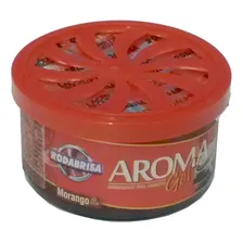 Gel Aromatizante Para Carros Rodabrisa Rodabrill 60g Com 2 Aroma Citrus Foto mini 3