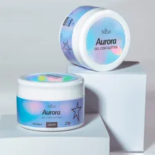 Gel Aurora 25g Nagel - Led/uv Gel Com Glitter Para Unhas Foto mini  3