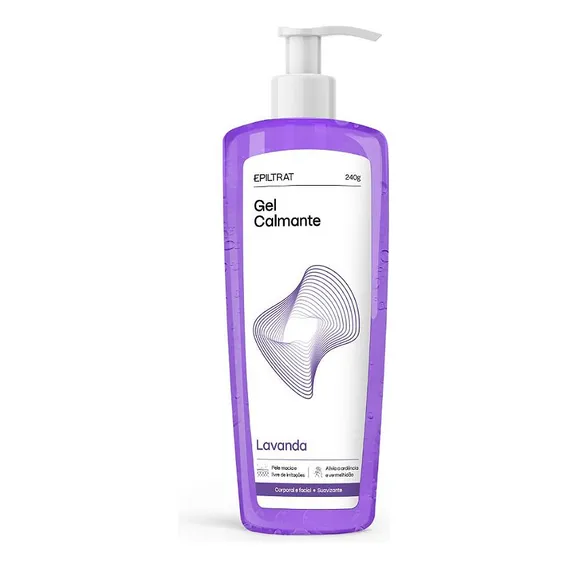 Gel Calmante Lavanda P贸s Depilat贸ria Labotrat - 240g Foto 1