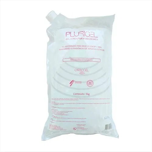 Gel Condutor Incolor Ultrassom Eletro Plurigel Carbogel 5kg Fragrância Sem Foto 1