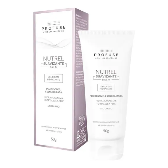 Gel Creme Hidratante Profuse Nutrel Suavizante Balm 50g Foto 1