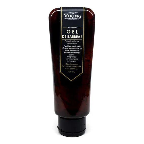 Gel De Barbear Transparente - Tradition - 100  - Viking Foto 1