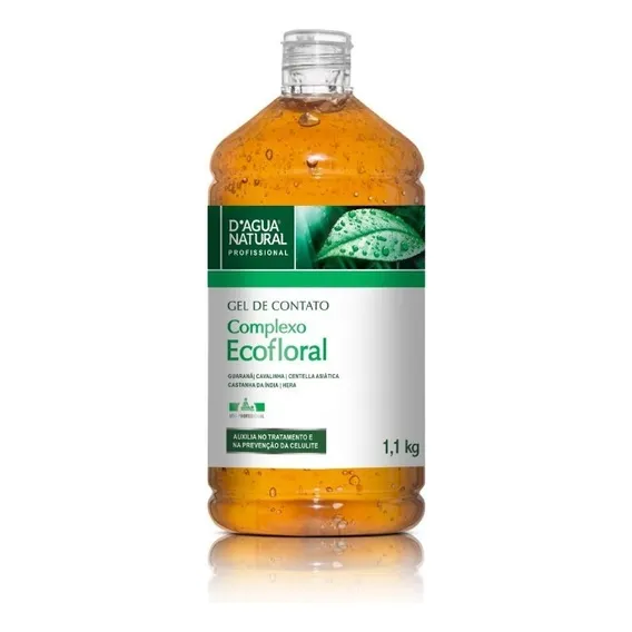 Gel De Contato Ecofloral 1,1kg Dagua Natural Eletroterapia Foto 1