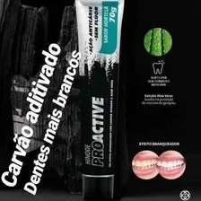 Gel Dental Carvao Ativado + Aloe Vera Pro Active - Hinode Foto mini  2