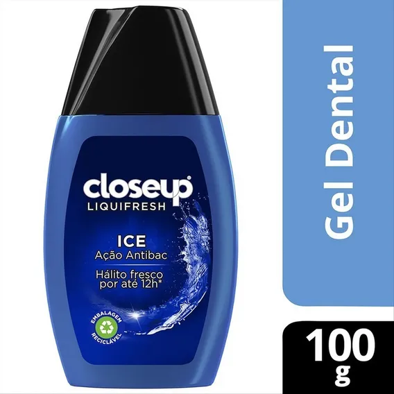 Gel Dental Close Up Liquifresh Ice 100g Foto 1