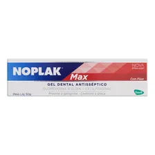 Gel Dental com FlĂșor AntissĂ©ptico Noplak Max Caixa 50g Foto mini 1