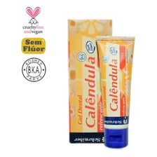 Gel Dental Sem Flúor Vegano De Calêndula Foto  mini 1