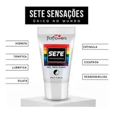 Gel Deslizante Lubrificante Anal 7 Sensações Anestésico 25g Foto mini  2
