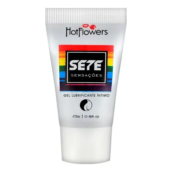 Gel Deslizante Lubrificante Anal 7 Sensações Anestésico 25g Foto 1