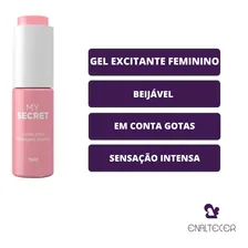 Gel Excitante Feminino My Secret em Gotas 10ml A S贸s Foto mini 2