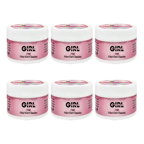 Gel Girl Fatale 06 Unidades Acrygel Porcelana Gel Cor Nude Foto 1