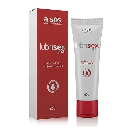 Gel Lubrificante Com Aquecimento Lubrisex Hot 60g Foto 1