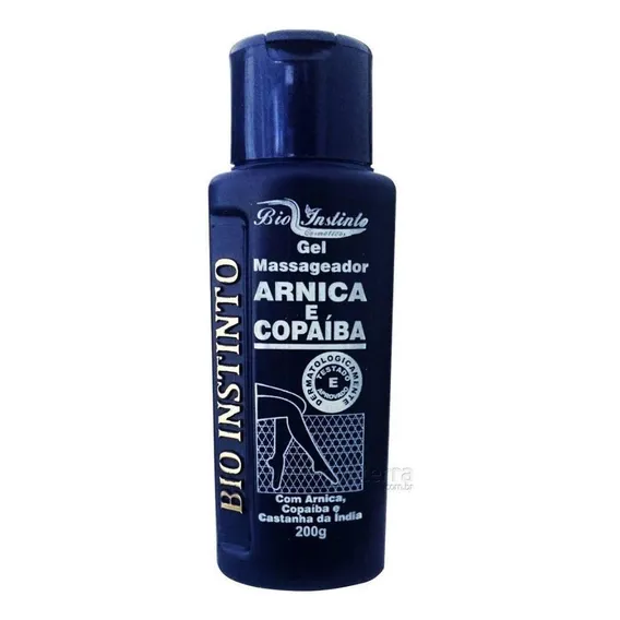 Gel Massageador Arnica E Copaíba Bio Instinto 200g Foto 1