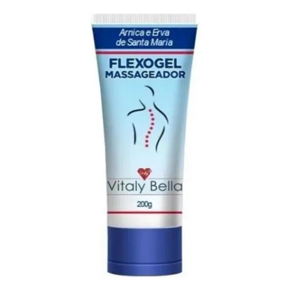 Gel Massageador Arnica E Erva De Santa Maria Flexogel 200 G Foto 1
