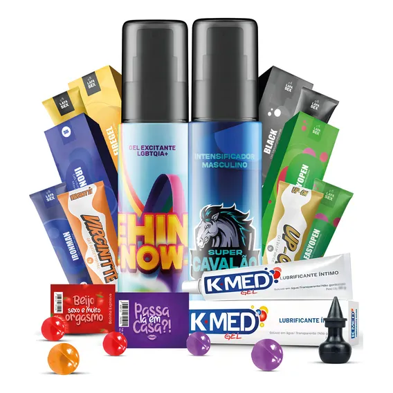 Gel Massageador Aumento Peniano Anestésico Excitante - 10un Foto 1