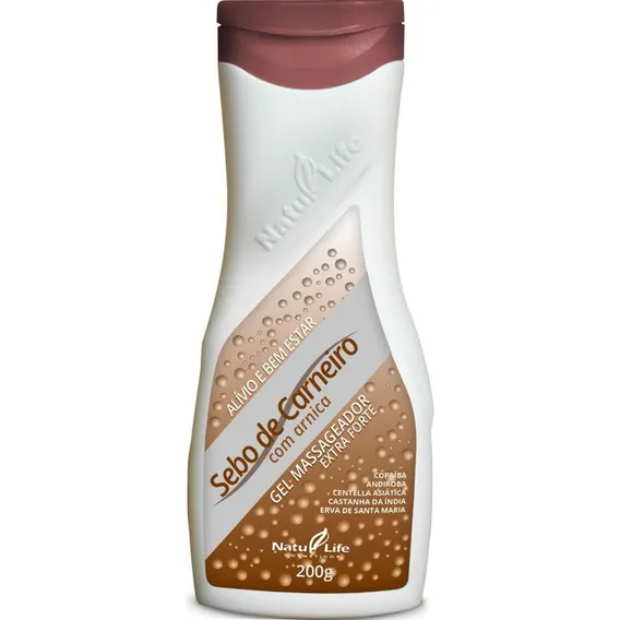 Gel Massageador Refrescante Sebo De Carneiro Com Arnica Foto 1