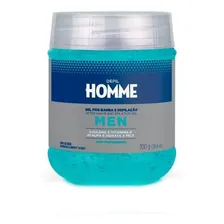 Gel P贸s Barba E P贸s Depila莽茫o Masculino Depil Homme 700g Foto mini 2