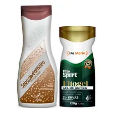 Gel Sebo De Carneiro + Fitosport Gel De Arnica 21 Ervas Foto mini 1