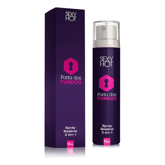 Gel Spray Lubrificante Porta dos Fundos Sexy Hot 15mL Foto 1
