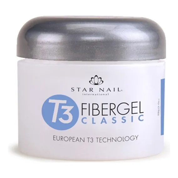 Gel T3 Fibergel Clear Star Nail Internacional / Cuccio 28g Foto 1