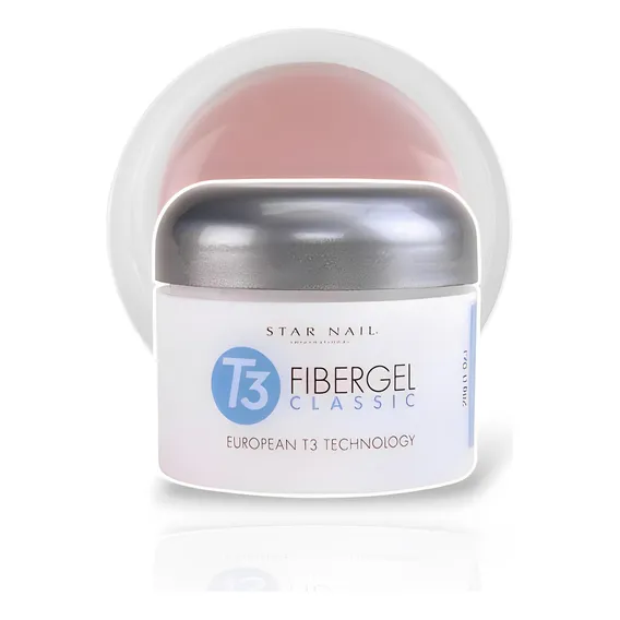 Gel T3 Uv Fibergel Pink 28gr Cuccio / Star Nail Foto 1