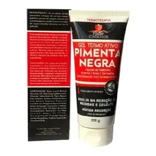Gel Termo Ativo Pimenta Negra 200g - Néctar Cosméticos Foto mini 1