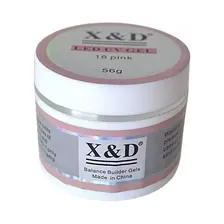Gel Xd Alongamento 56 Gramas Led Uv X&d Acrigel Fibra Unhas Cor Pink 18 / 56g Foto mini  3