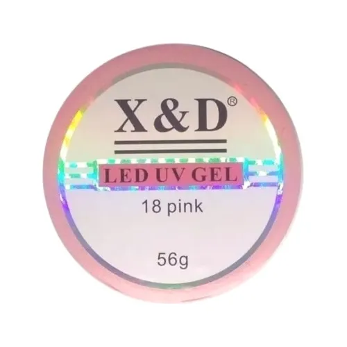Gel Xd Alongamento 56 Gramas Led Uv X&d Acrigel Fibra Unhas Cor Pink 18 / 56g Foto 1
