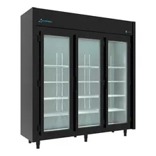 Geladeira Auto Serviço 3 Portas Kofisa Cor Preto 220v Foto  mini 1