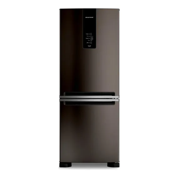 Geladeira Brastemp Ff Inverse 447l Black Inox - Bre57fe 220v Foto 1
