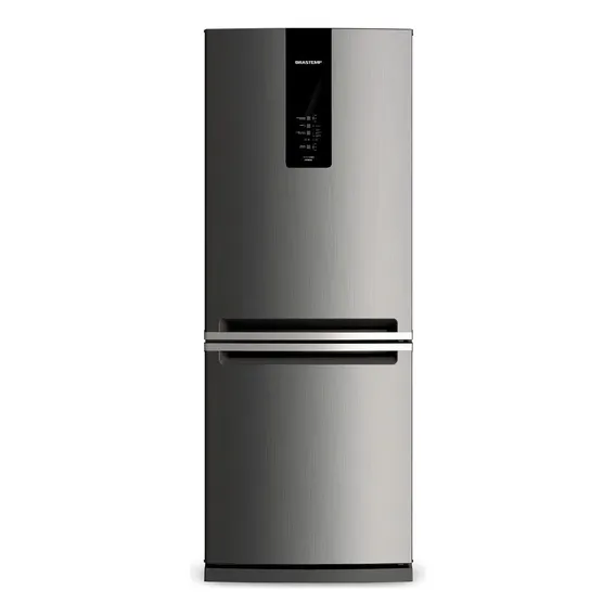 Geladeira Brastemp Frost Free 443l Inox Turbo Ice Inverse 127V Foto 1