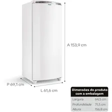 Geladeira Consul 300 litros frost free com freezer supercapacidade branca CRB36AB Foto mini 4
