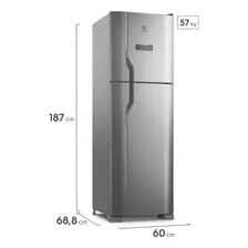 Geladeira Electrolux Frostfree Efficient Duplex Dfx44 Cor Inox 220V Foto mini 2