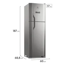 Geladeira Electrolux Frostfree Efficient Duplex Dfx44 Cor Inox 220V Foto mini 2