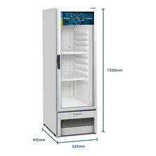 Geladeira Expositora Refrigerador Slim Metalfrio Vb25 110v Foto mini 3
