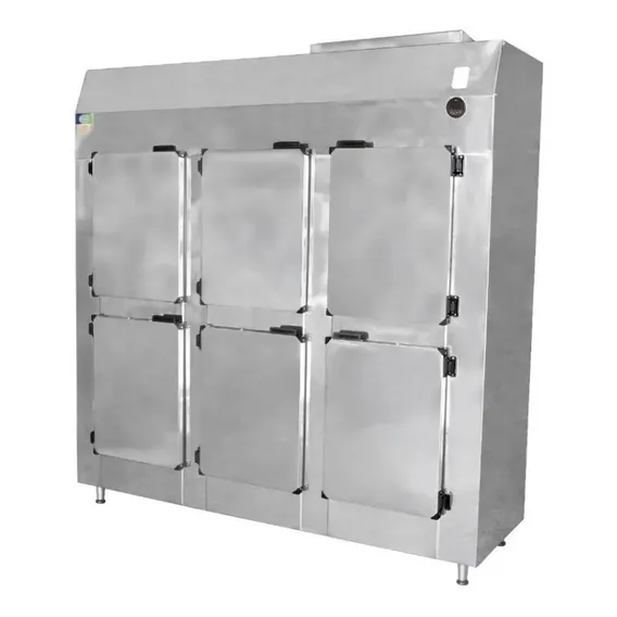 Geladeira Industrial Comercial Inox 6 Portas Refrigel Nova Foto 1